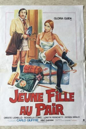 affiche de cinéma jeune fille au pair