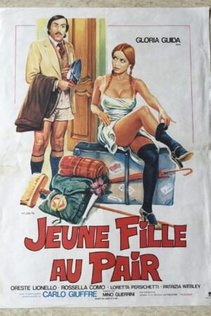 affiche de cinéma jeune fille au pair
