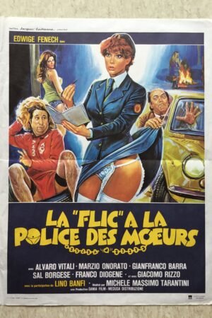 Affiche cinéma la flic à la police des moeurs