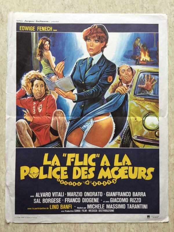 Affiche cinéma la flic à la police des moeurs