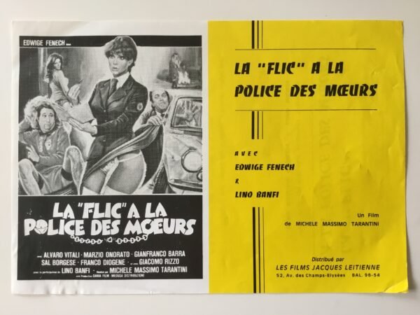 La flic à la police des moeurs