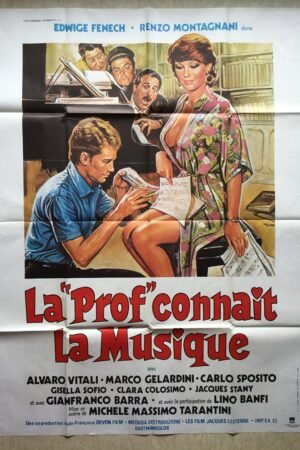 grande affiche de cinéma la prof connait la musique