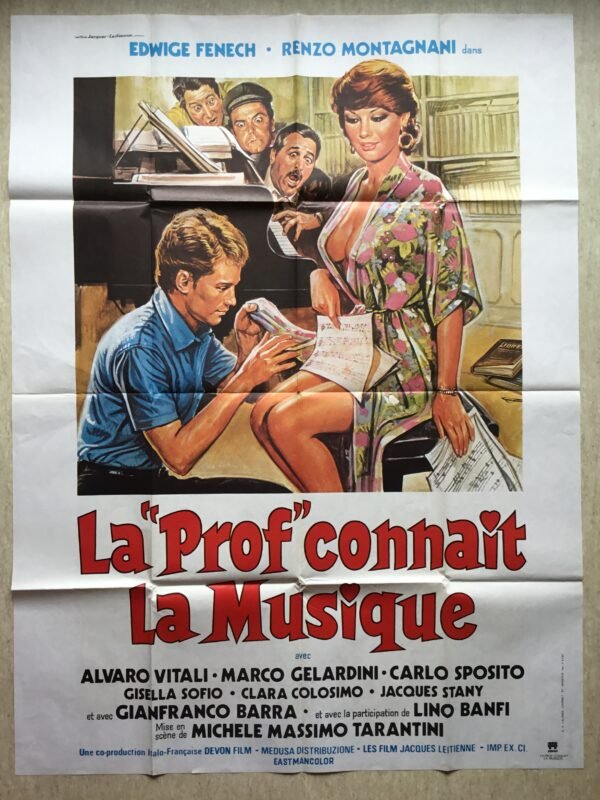 grande affiche de cinéma la prof connait la musique