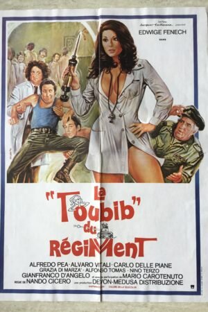 affiche de cinéma la toubib du regiment