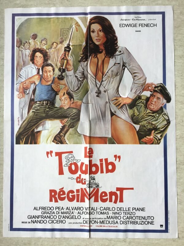affiche de cinéma la toubib du regiment
