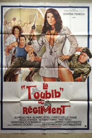 grande affiche cinema la toubib du regiment