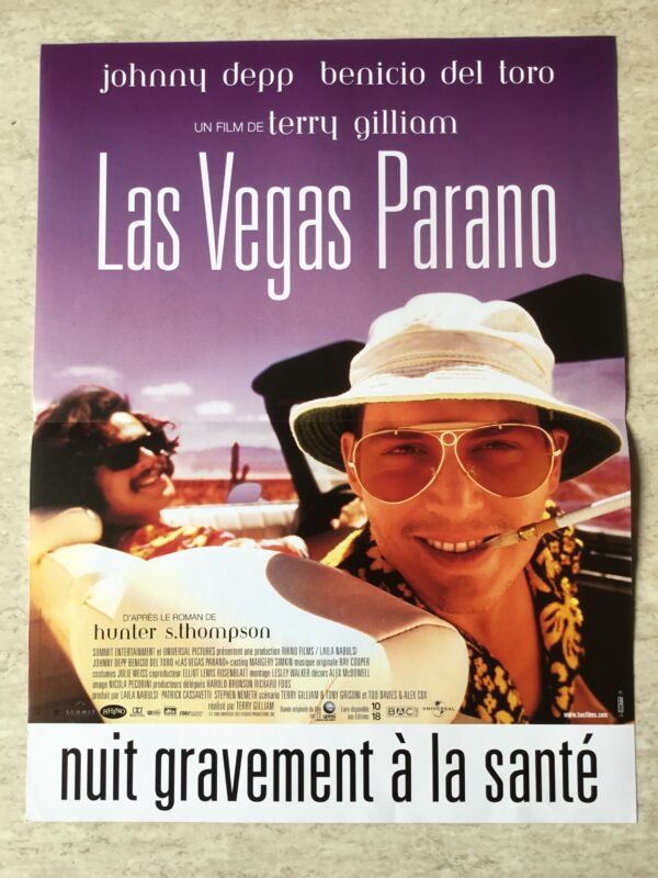affiche de cinéma Las Vegas parano