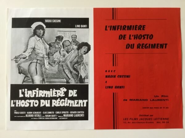 L'infirmière de l'hosto du régiment