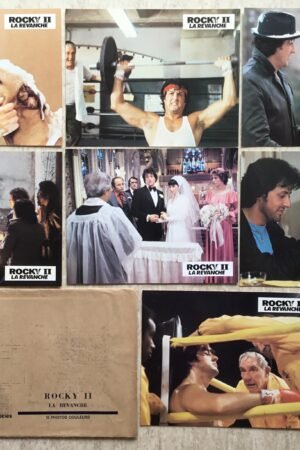 Jeu de 7 photos d'exploitation cinema Rocky 2
