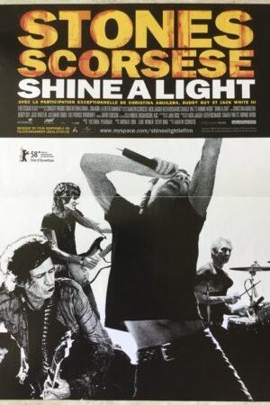 affiche cinéma shine a light