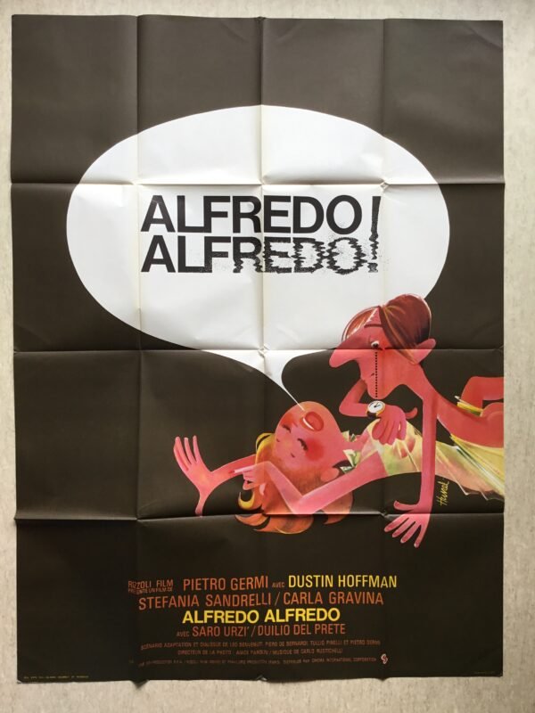 Affiche cinéma Alfredo Alfredo