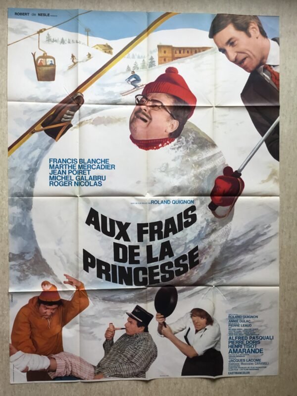 Affiche cinema Aux frais de la princesse (modele 2)