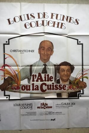 Affiche cinéma l'aile ou la cuisse