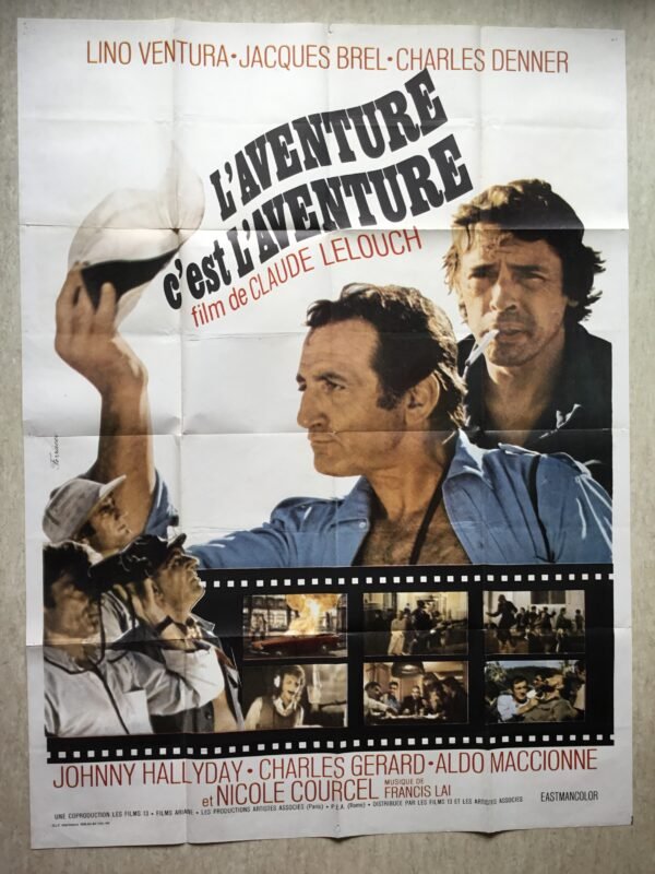affiche cinéma grand format l'aventure c'est l'aventure