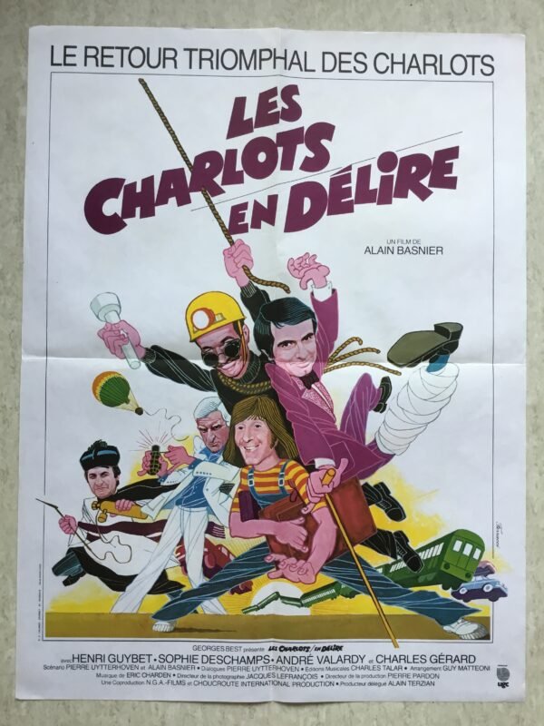 Affiche cinéma Les charlots en délire