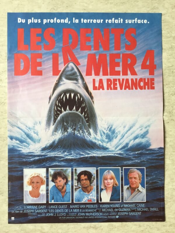 affiche cinéma les dents de la mer 4