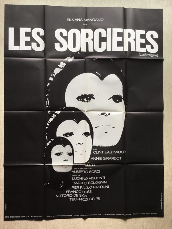 Affiche de cinéma Les Sorcières (Visconti)