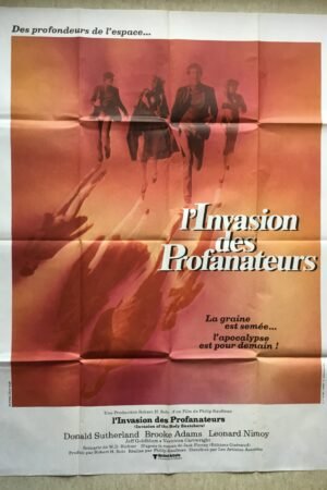 Affiche cinéma L'invasion des profanateurs