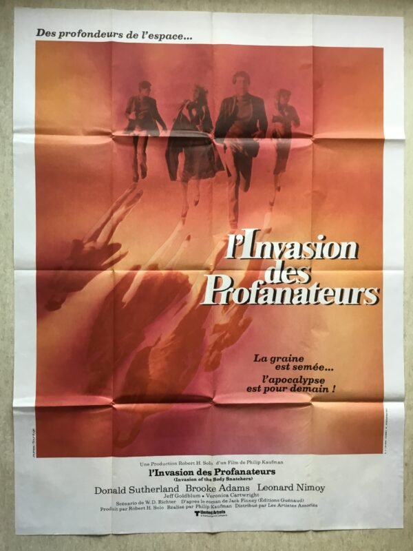 Affiche cinéma L'invasion des profanateurs