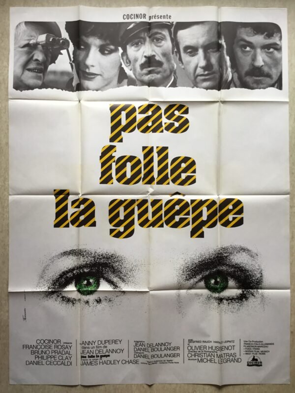 Affiche cinéma Pas folle la guêpe