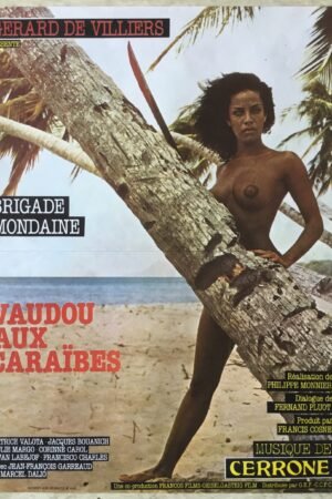 Affiche de cinéma Vaudou aux Caraïbes