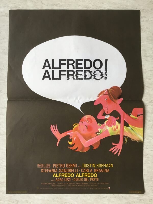 Affiche de cinéma petit format Alfredo Alfredo