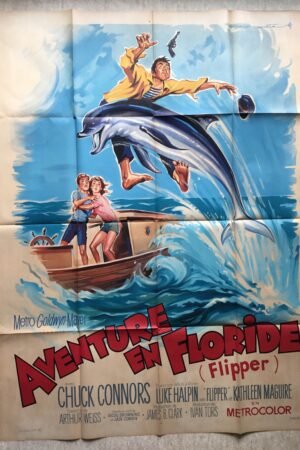 Affiche cinéma Aventure en Floride (Flipper)
