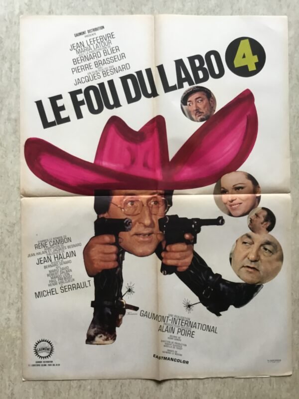 Affiche cinéma Le fou du labo 4