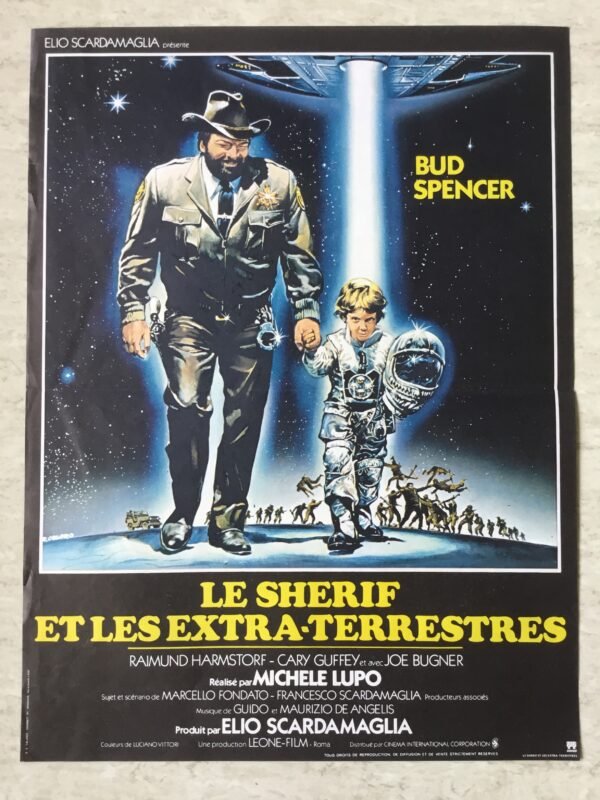 Affiche cinéma Le shérif et les extraterrestres