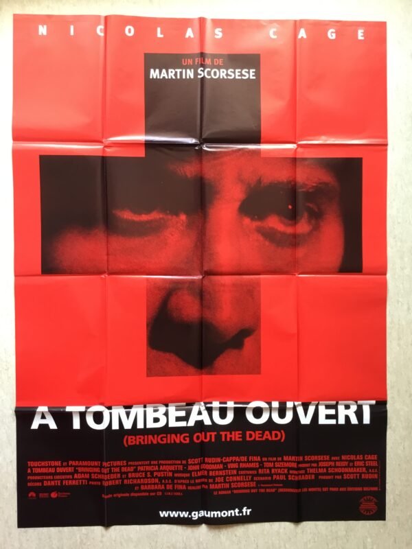Affiche de cinéma A tombeau ouvert (Scorsese)