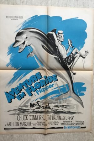 Affiche cinéma Aventure en Floride (Flipper le dauphin)