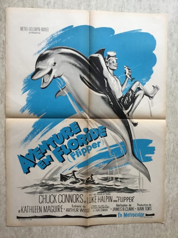Affiche cinéma Aventure en Floride (Flipper le dauphin)