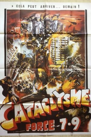 Affiche de cinéma vintage Cataclysme force 7,9
