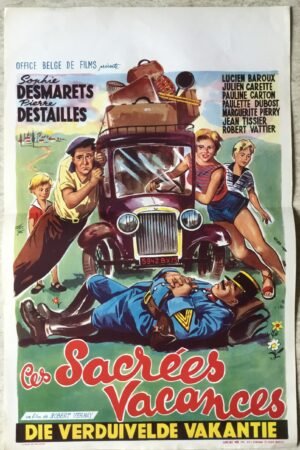affiche cinéma ces sacrées vacances