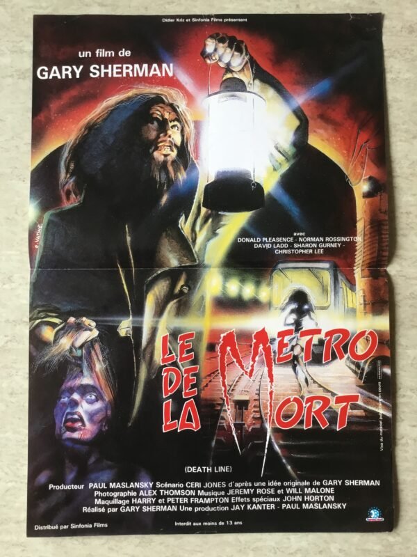 Affiche cinéma le métro de la mort (petit format)