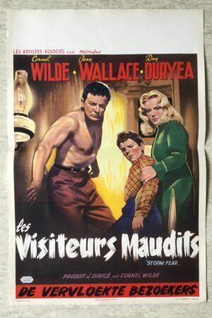 Affiche de cinéma les visiteurs maudits