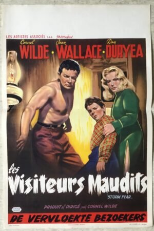 Affiche de cinéma les visiteurs maudits
