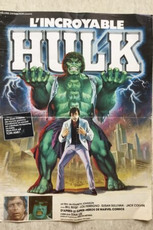 Affiche cinéma L'incroyable Hulk