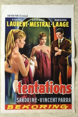 affiche de cinéma Belge Tentations