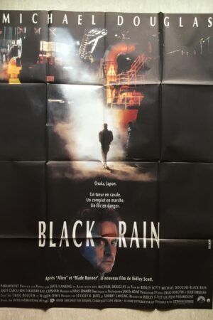 affiche de cinéma black rain