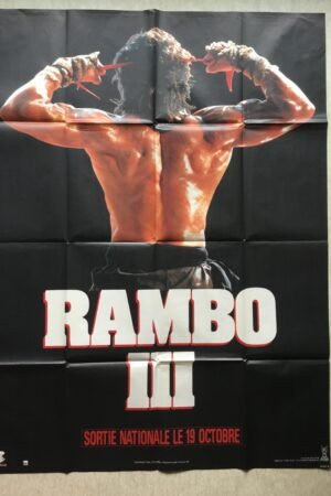 affiche cinema preventive Rambo 3