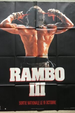 affiche cinema preventive Rambo 3