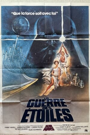 affiche de cinéma grand format la guerre des étoiles