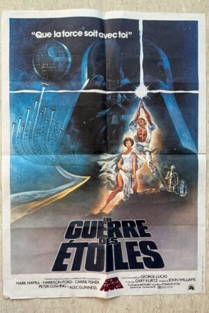la guerre des étoiles affiche de cinéma 1977