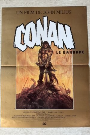Petite affiche cinéma Conan le barbare