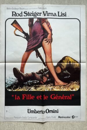 Affiche cinéma La fille et le general