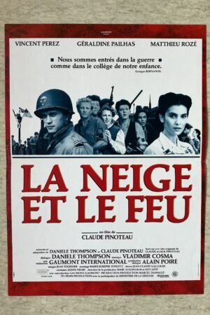 affiche cinema La Neige et le feu