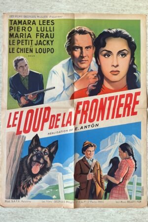 affiche cinema Le loup de la frontière
