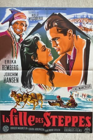 Affiche de cinéma la fille des steppes