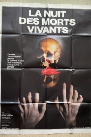 Affiche de cinéma la nuit des morts vivants